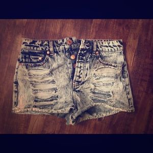 High waist shorts